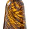 Homeroots Set of Three Amber Abstract Swirl Glass Decorative Bottles With Stoppers, 3PK 574229 - alternate 2