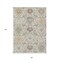 Homeroots 8' X 10' Beige Brown And Green Damask Washable Indoor Outdoor Area Rug 599397 - alternate 2