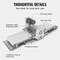 Vevor Commercial Electric Dough Sheeter Machine 19.7 in Dough Roller Pastry Press SPL520 - alternate 2