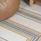 Jonathan Y Argo Classic Nautical Mitre Stripe Reversible Machine-Washable Navy/Cream 3 ft. x 5 ft. Area Rug SVH101A-3 - alternate 2