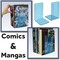Acrimet Clear Plastic Bookends 1 Pair, Book Holder (Clear Blue), 2PK 290.4 - alternate 2