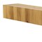Homeroots 60" Natural Solid Wood Wall Mounted Floating Shelf 639948 - alternate 2