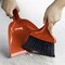 Libman Dustpan with Whisk Broom, 12 in L, 10 in W, Polypropylene, Red 906 - alternate 3