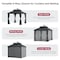 Sunjoy 10x10 Kingston PC Top Rectangular Gazebo A10204382100 - alternate 2