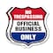 Signmission No Trespassing Shield Sign Official Busi, 12 inch X 12 inch, Aluminum Metal Sign, 2PK SHI-A-2PACK-12-415 - alternate 1