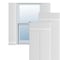 Ekena Millwork True Fit PVC, Two Board Joined Board-n-Batten Shutters w/End Batten, Unfinished , 10 3/4W x 44H, PR TFP103BB11X044UN - alternate 1