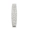 Homeroots 40" Silver Oval Crystal Glass Floor Vase With Faux Crystals 480047 - alternate 1
