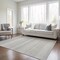 Homeroots 10' X 14' Ivory Striped Washable Indoor Outdoor Area Rug 576963 - alternate 4