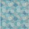 Homeroots 9' X 12' Teal Blue Gray And Ivory Polka Dot Washable Indoor Outdoor Area Rug 594290 - alternate 2