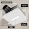 Broan-Nutone CleanCover 110 CFM 1.0 Sone 120V Bath Exhaust Fan with LED Light AER110CCTK - alternate 2