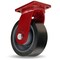 Hamilton Enhanced Precision Super Duty Swivel Caster, 10" x 4" Superlast XC Polyurethane on Forged Steel Wheel S-EPSD-104SYT70 - alternate 1