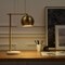 Homeroots 22" Brass Iron Desk Table Lamp With Brass Dome Shade 530931 - alternate 2