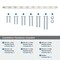 Amerock St. Vincent 18 inch 457mm Center-to-Center Polished Nickel Appliance Pull BP55503PN - alternate 2