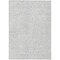 Homeroots 5' X 8' Silver And Gray Geometric Washable Indoor Outdoor Area Rug 595116 - alternate 2