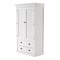 Homeroots Classic White Wardrobe 397850 - alternate 3