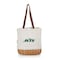 Picnic Time Family Of Brands New York Jets - Pico Willow and Canvas Lunch Basket, (Natural Canvas) 200-00-187-224-2 - alternate 1