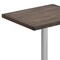 Flash Furniture Bennett 24 in x 30 in Solid Wood Indoor Tabletop in Dark Brown with 22 in x 22 in Dining Height GSF-REC2430-DKBRN-T2222S-GG - alternate 2
