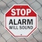 Signmission Stop Alarm Will Sound, 10 inch X 10 inch, Plastic Sign, 2PK OC-P-2PACK-10-189 - alternate 2