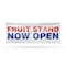 Signmission Fruit Stand Now Open, 48 Inch x 120 Inch, Vinyl Banner B-120-30664 - alternate 1