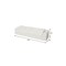 Homeroots 162" White Corduroy Compression Foam Sofa 719545 - alternate 2