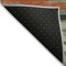 Homeroots 3' X 5' Sage Black And Red Striped Washable Indoor Outdoor Area Rug 598926 - alternate 2