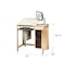 Diversified Spaces Drawing System Table, Almond, Maple Wood CDTC-72 - alternate 2