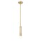 Z-Lite Stari 1-Light Pendant with Rod, 4.75 in W, Modern Gold 1956P-ROD-MGLD - alternate 2