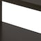 Homeroots 27" Dark Brown Two Tier Standard Bookcase 389571 - alternate 2
