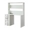 Homeroots 47" White Metal Writing Desk 491384 - alternate 2