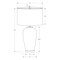 Monarch Specialties Lighting, 29"h, Table Lamp, Blue Ceramic, Ivory / Cream Shade, Contemporary, Modern I 9947 - alternate 2