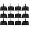 Genuine Joe Heavy-Duty Metal Dustpan - 16 Wide - Steel - Black, 12PK GJO85151CT - alternate 1