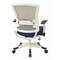 Space Seating Pulsar White Frame Managers Chair, Icon Navy 317W-W1C1F2W-225 - alternate 2