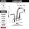 Delta Kayra Two Handle Tract-Pack Centerset Bathroom Faucet 2533LF-TP - alternate 2