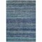Homeroots 8' X 10' Blue And Gray Striped Washable Indoor Outdoor Area Rug 615839 - alternate 2