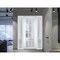 Vdomdoors Front Exterior Prehung FiberGlass Door Frosted Glass / Manux 8312 White Silk / 2 Sidelight Exterior MANUX8312EXD-WS-W12+36+12 x H80-LH - alternate 1