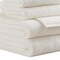 Homeroots Set of Six White Cotton Quick Dry Terry Cloth Towels, 6PK 700325 - alternate 2