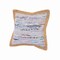 Homeroots Set of Two 20" Aqua Ivory And Natural Striped Cotton And Jute Throw Pillows with Texture, 2PK 588356 - alternate 1