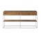 Homeroots 63in Brown Solid Wood Two Drawer Sideboard 380384 - alternate 4
