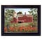 Homeroots Summer Days 2 Black Framed Print Wall Art 404407 - alternate 1