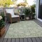 Homeroots 3' X 5' Artichoke Green And Beige Floral Washable Indoor Outdoor Area Rug 603437 - alternate 2
