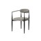 Monarch Specialties Dining Chair, 32-in. Height, Upholstered, Dining Room, Kitchen, Grey Fabric, Black Metal, 2PK I 1228 - alternate 1
