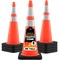 Xpose Safety 36 in Orange Traffic Cone, PVC, 15 lb Base with 6 in & 4 in Collar, DOT Approved, 8 PK OTC36-64-15L-8-X - alternate 1