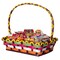 Wickerwise Vibrant Wicker Gift Basket - Versatile Woven Basket with Handle for Easter Candy, Fruit,  QI004722 - alternate 1