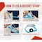 Mytee Products 2PK 4inx30ft Endless Ratchet Straps Zinc-Coated Blue Ratchet Strap 5,400 lbs WLL, 2PK RS430ENDL-Bx2 - alternate 2