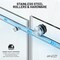 Anzzi 60in Reversible Frameless Sliding Deco-Glass Shower Door w/ Soft-Close System Brushed Nickel Finish SD-AZ20-02BN - alternate 2