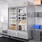 Koolmore 54 in. Commercial Two Glass Door Convertible Reach-In Refrigerator/Freezer with 49 Cu. Ft. Capacity KM-RIC-2DGD - alternate 2