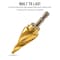Neiko Steel Spiral Quick-Change Step Drill Bit for Metal, 12 Sizes in 1 Step Bit, Unibit 10180A - alternate 3
