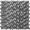 Apollo Tile Anchor Gray 11.7 in x 11.7 in Metal Polished Wall Mosaic Tile 4.75 sqft/case, 5PK APLMM8825A - alternate 1