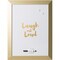 Mastervision Magnetic Dry-Erase, "Lol" Quote, Gold Metallic Frame, 18" X 24" MM04444612 - alternate 1