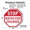 Signmission Stop Watch For Children, 6 inch X 6 inch, Plastic Sign, 2PK OC-P-2PACK-6-36 - alternate 2